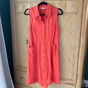 Soft Surroundings Orange summer sleeveless dress